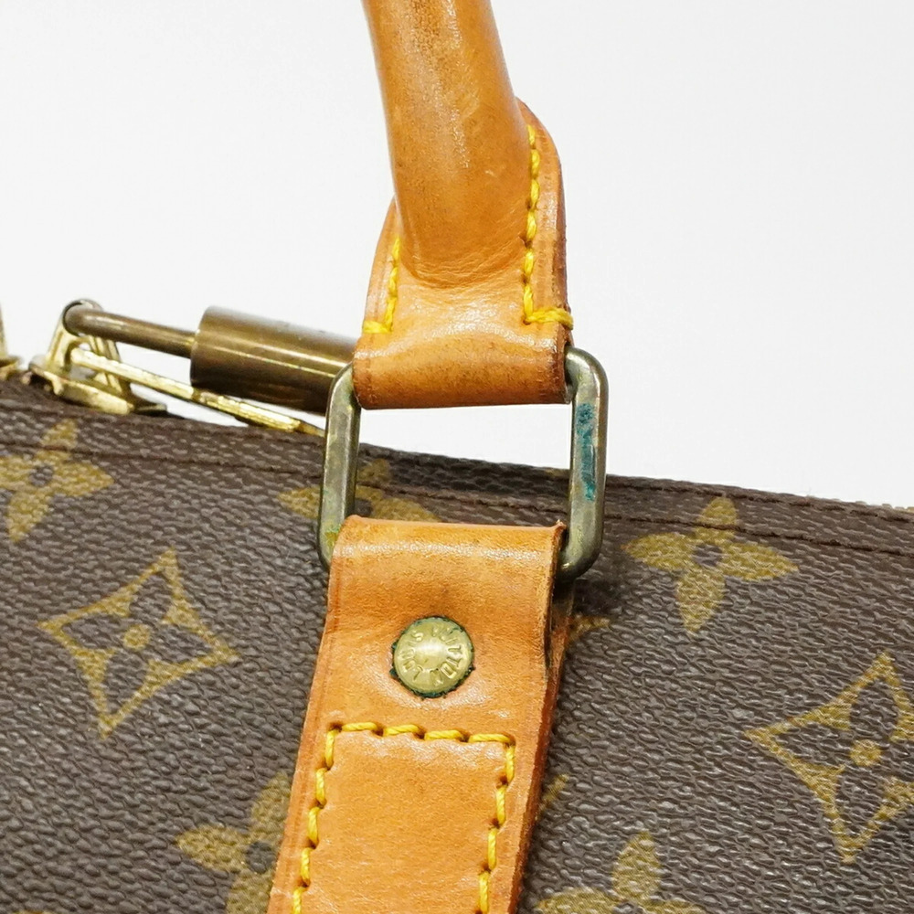 LOUIS VUITTON Authentic Brown Monogram Keepall 60 Boston Bag - Picture 9 of 15